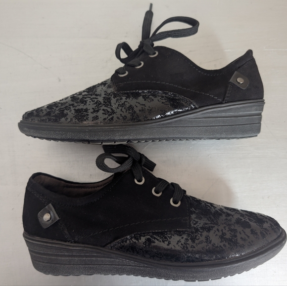 Jana Soft Flex women´s comfortable low shoes - black Lace-Up SIZE EUR 36 - Picture 7 of 10